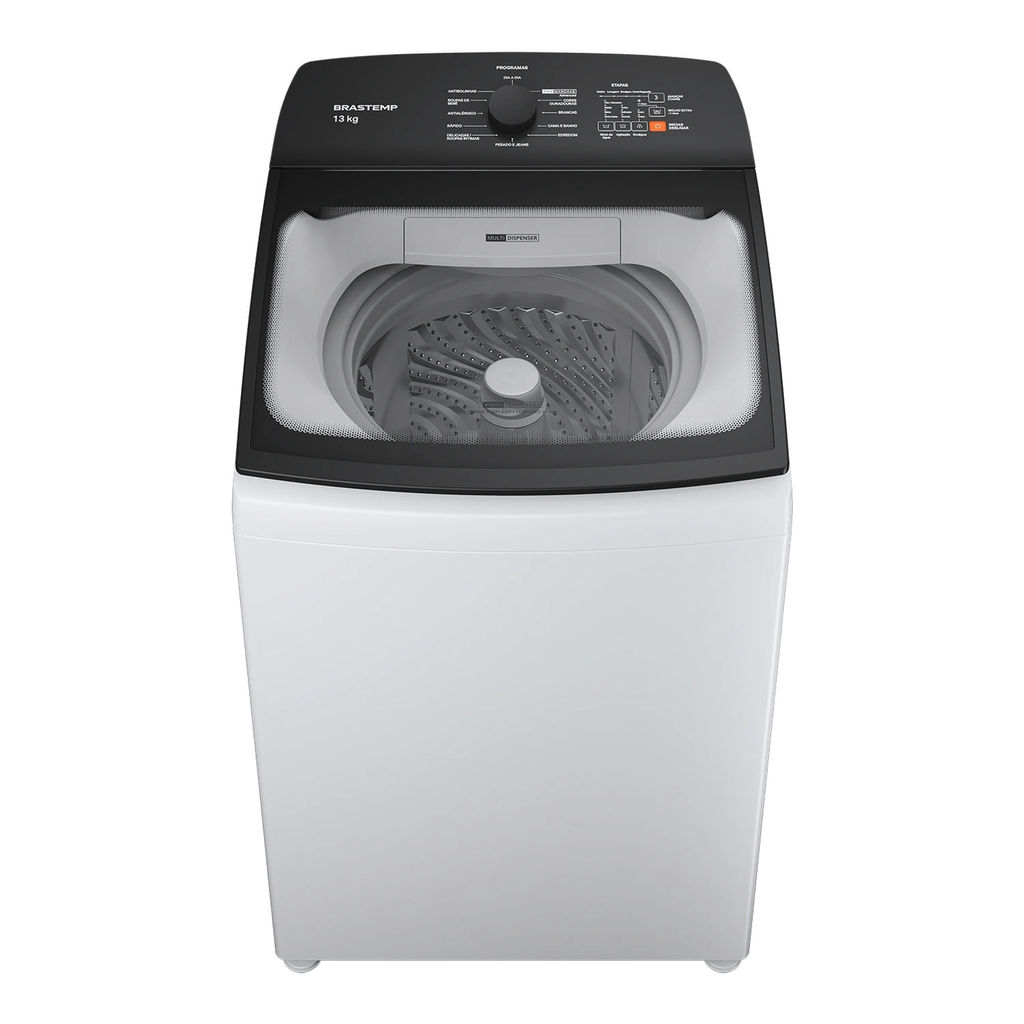 Máquina de Lavar Brastemp 13Kg Branca com Ciclo Tira Manchas Advanced e Ciclo Antibolinha