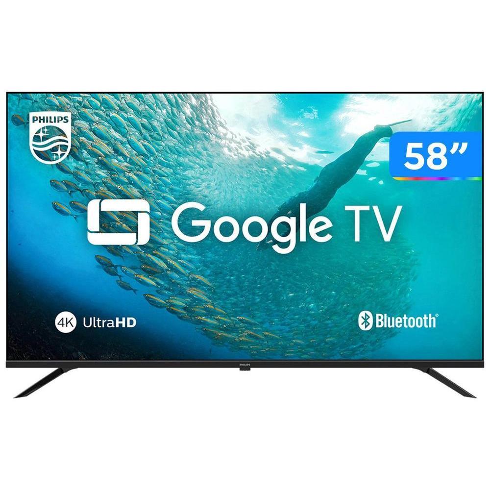 Smart TV 58" 4K UHD LED Philips 58PUG7019/78 Wi-Fi Bluetooth Google Assistente 3 HDMI 2 US