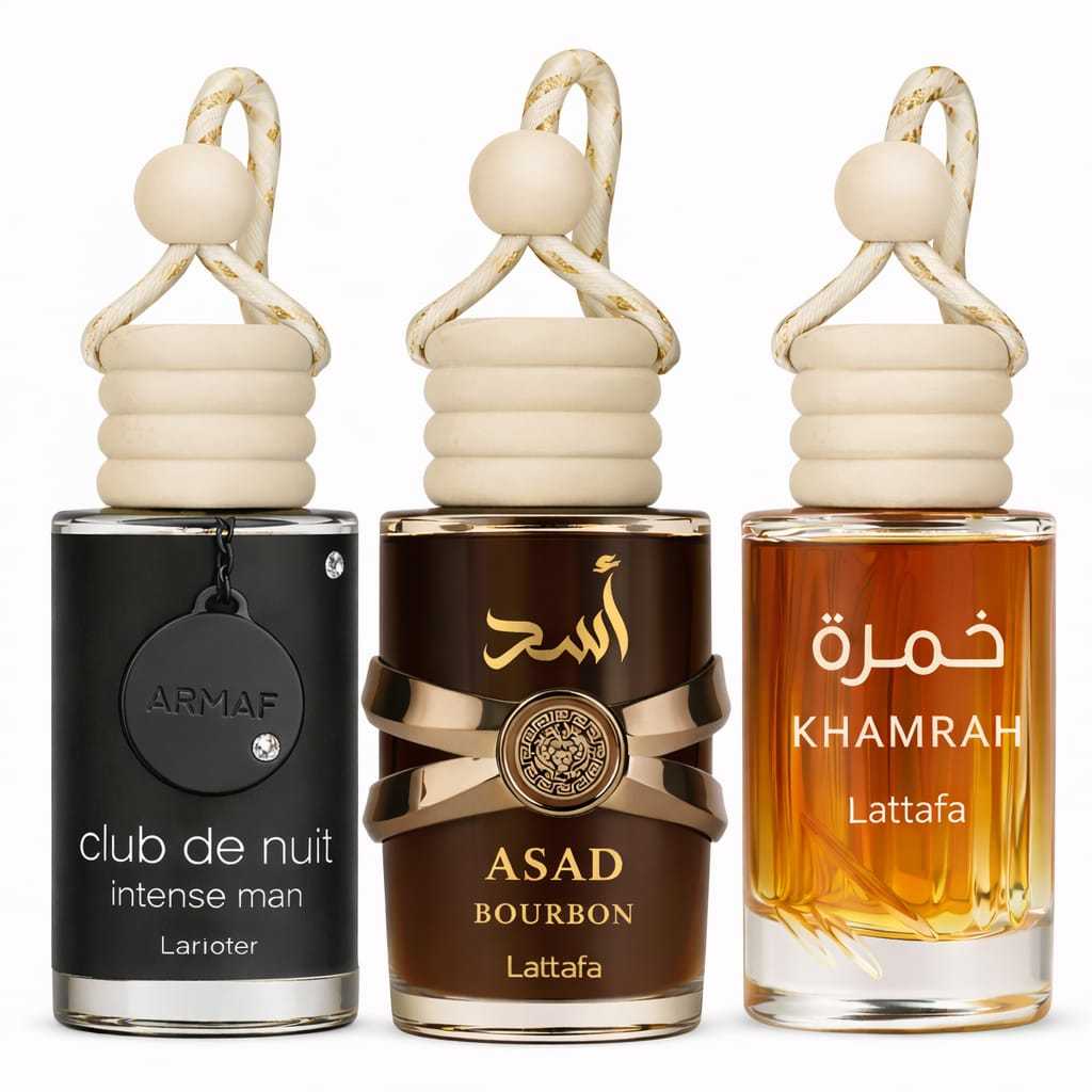 Kit 3 cheirinho para Carro Árabe Aromatizante