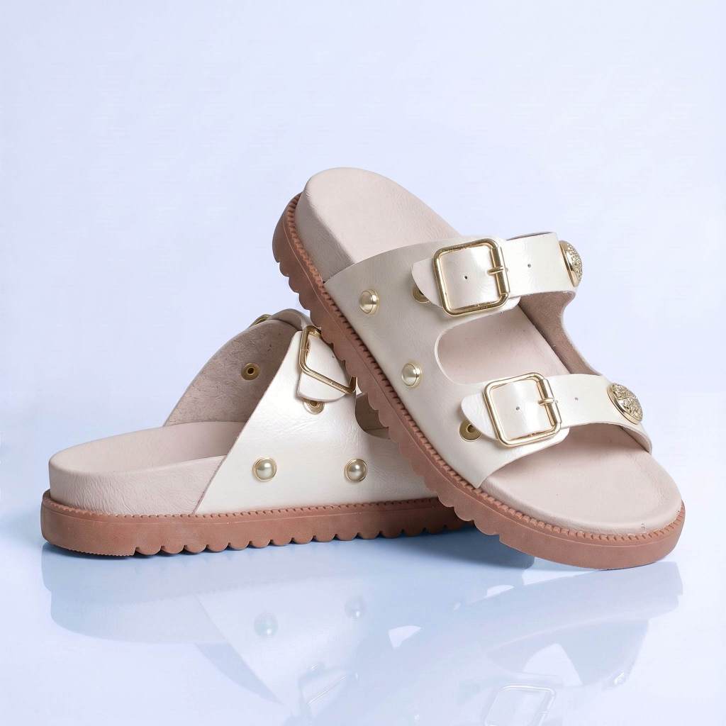 Chinelo Papete Feminina Mãe e Filha com Fivela Kidstep