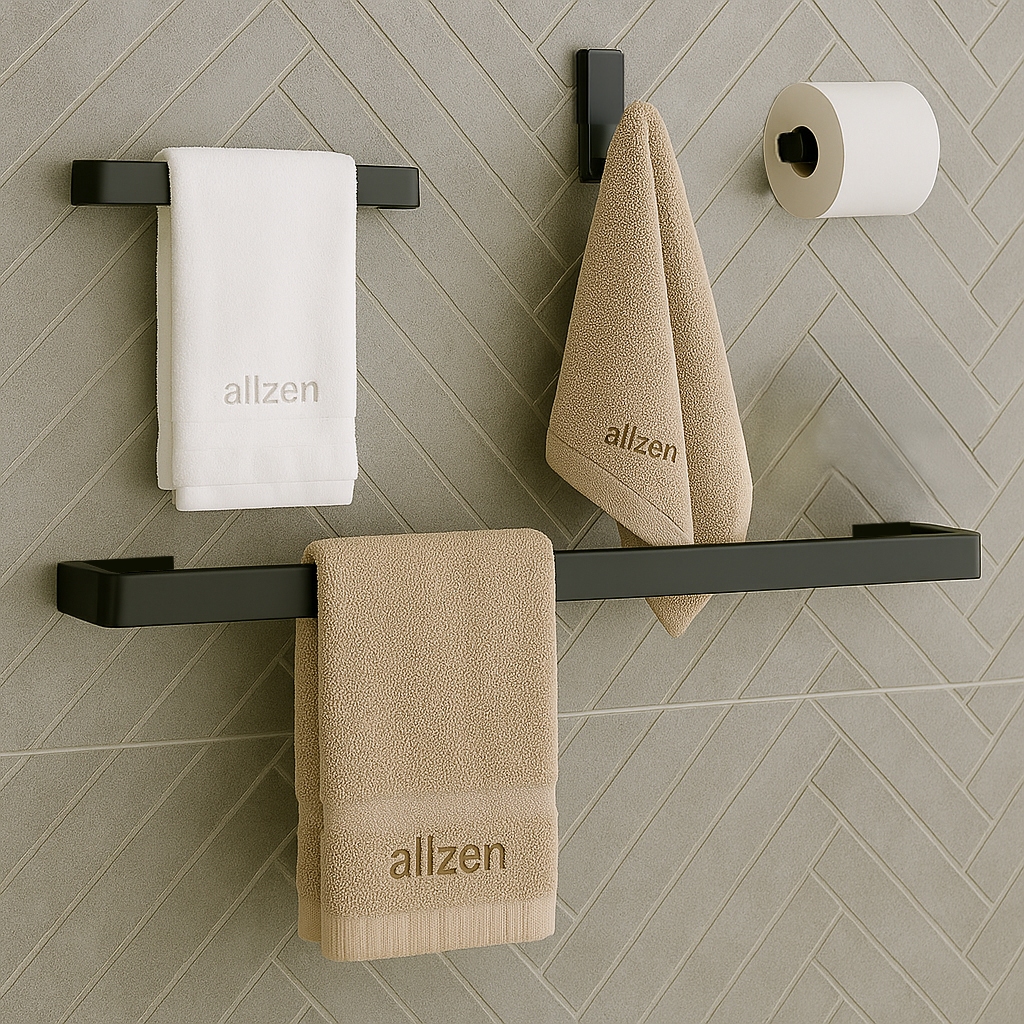 Kit de Acessórios para Banheiro 4 Peças