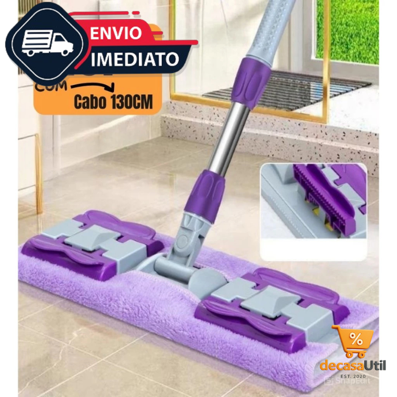 Rodo Mop Chenille Vassoura E Pano Em Microfibra Mope Rodo de Limpeza