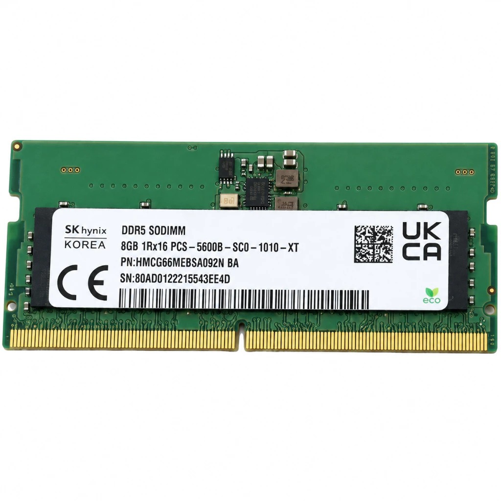 Memoria Ram DDR5 8GB LAPTOP SODIMM 4800MHZ 5600MHZ NOTEBOOK ADATA/XPG/CRUCIAL/SAMSUNG/SK H
